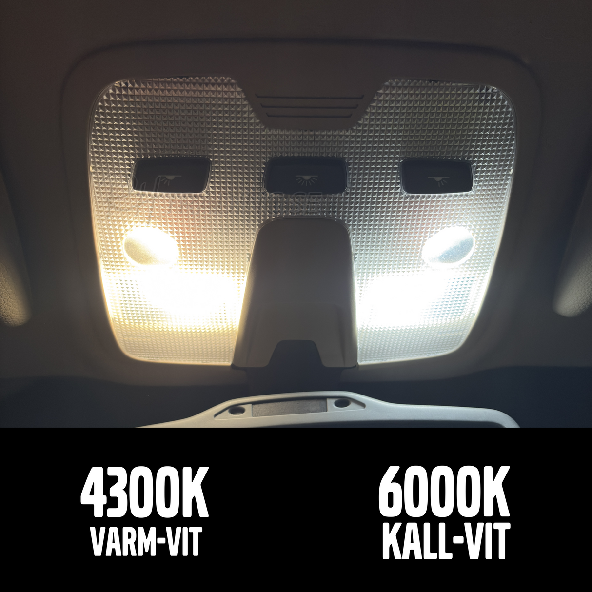 Premium LED's till takbelysningen • Volvo V70N / S60 / XC70
