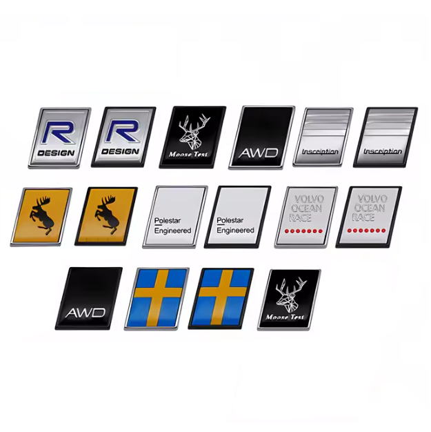 Sneddade Emblem till Bagageluckan • Flera varianter och färger