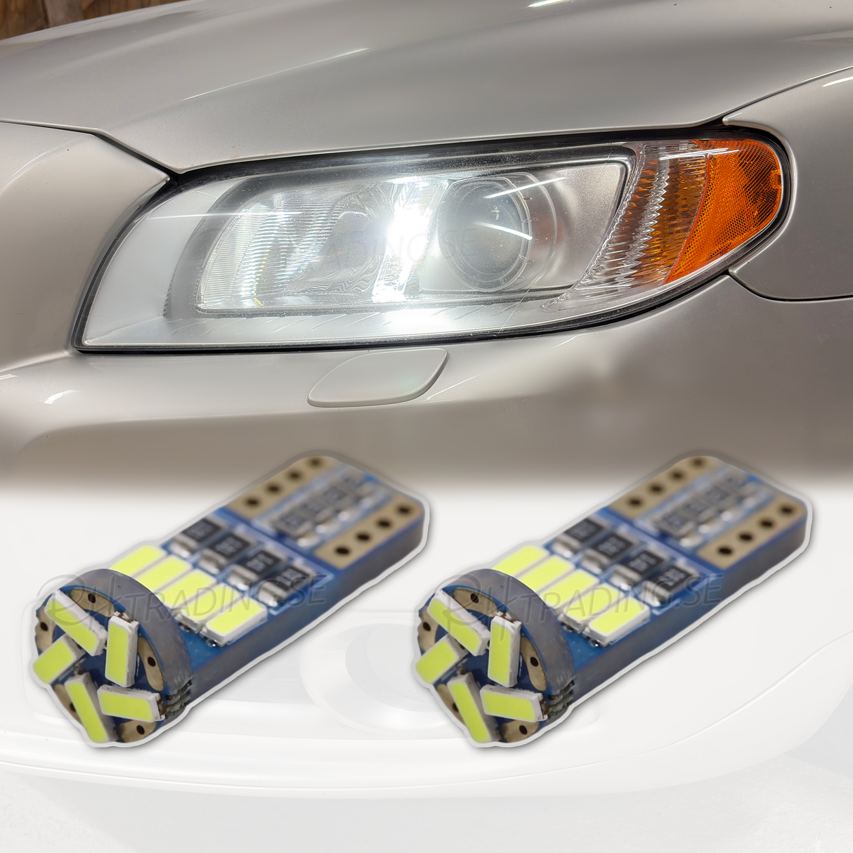 2x Premium LED's för Positionsljus • Till flera Volvo modeller
