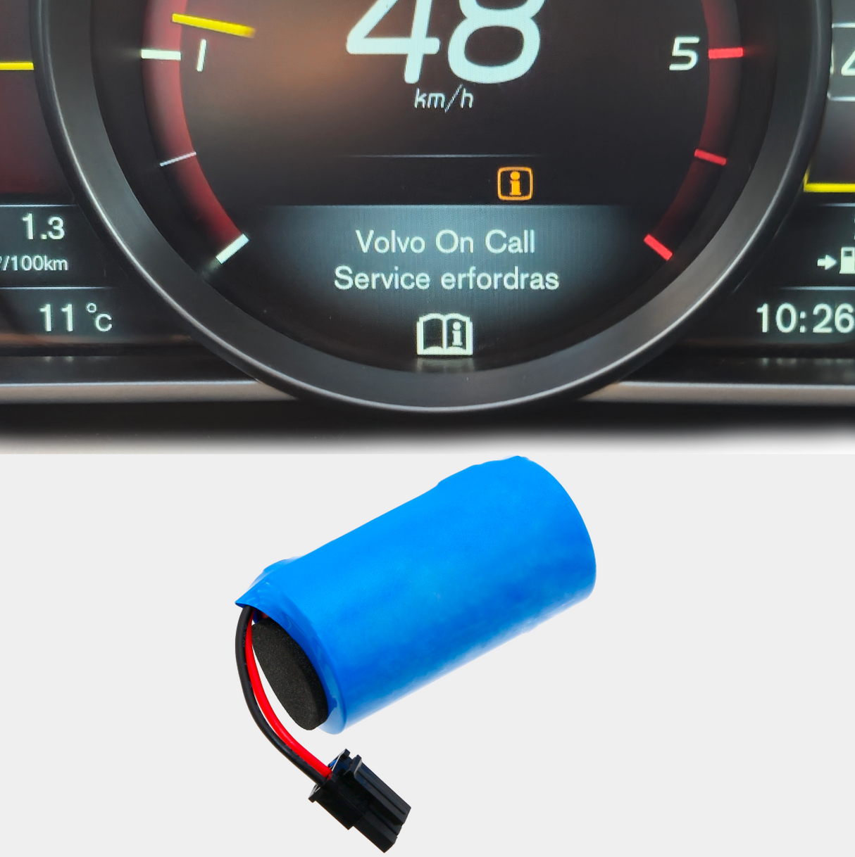 Volvo on Call • 3V Ersättnings-batteri • 30782872