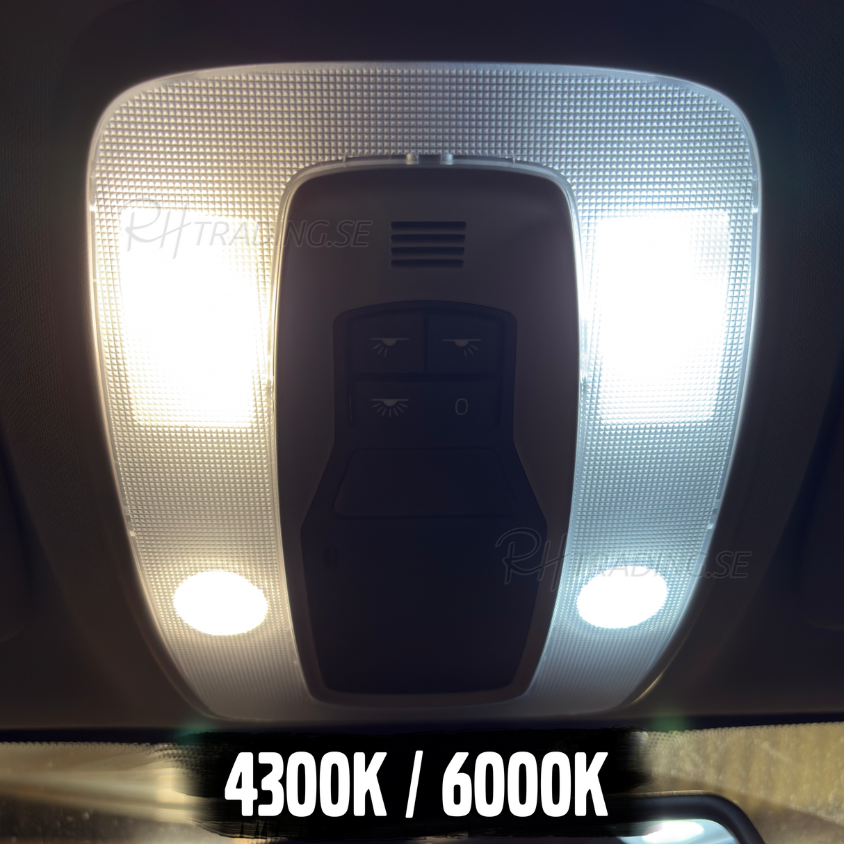 Premium LED's till takbelysningen • Flera färger • Till Flera Volvo modeller
