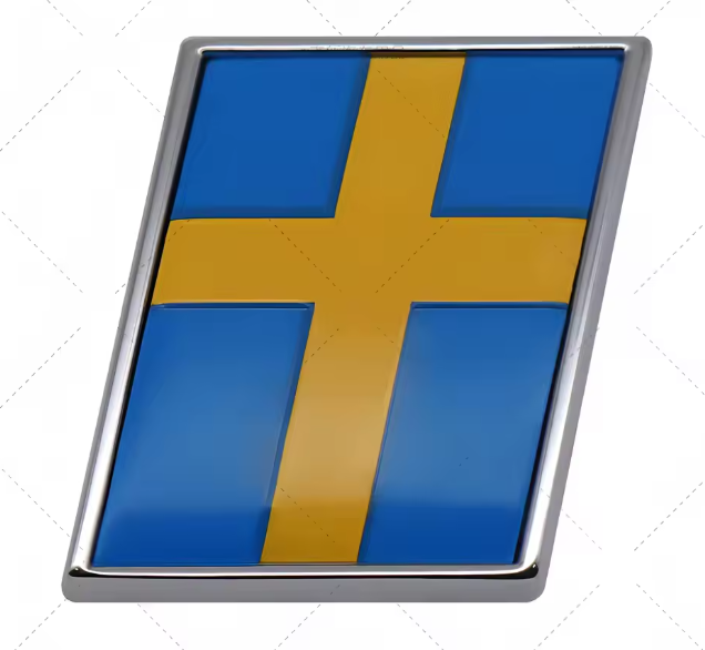 Sneddade Emblem till Bagageluckan • Flera varianter och färger