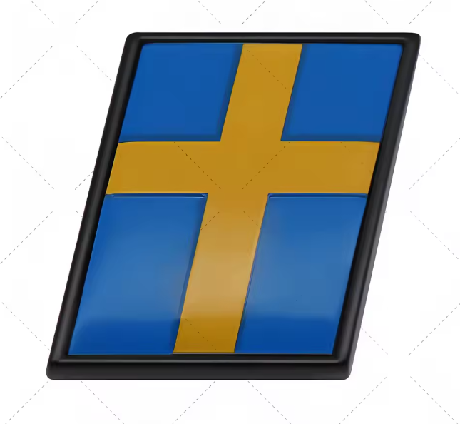 Sneddade Emblem till Bagageluckan • Flera varianter och färger