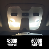 Premium LED's till takbelysningen • Volvo V70N / S60 / XC70