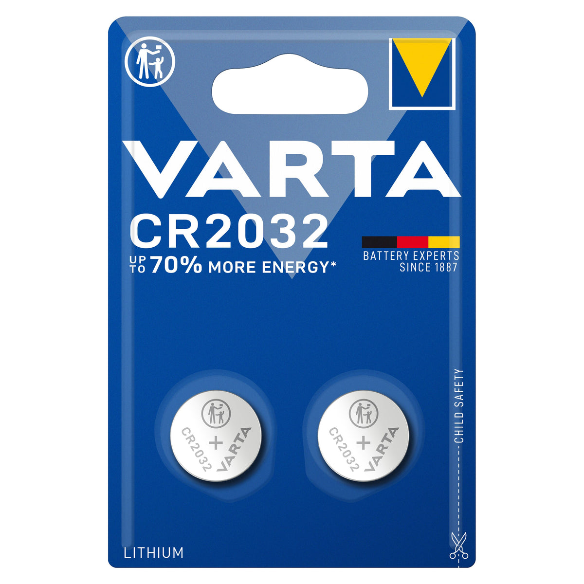 VARTA Batteri till Volvo Bilnyckel • CR2016 / CR2025 / CR2032 / CR2430 / CR2450