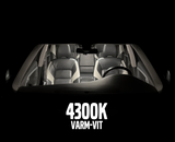 Premium LED's till takbelysningen • Flera färger • Till Flera Volvo modeller