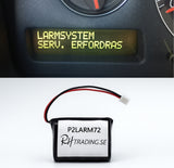 Larmsiren Ersättningsbatteri Volvo P2