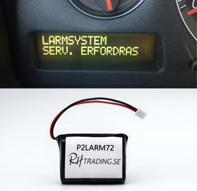 Larmsiren Ersättningsbatteri Volvo P2