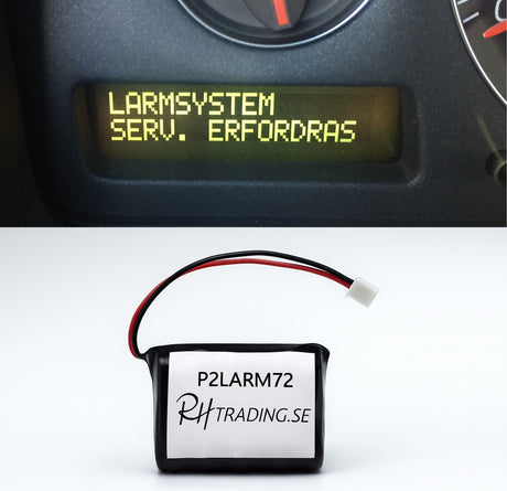 Larmsiren Ersättningsbatteri Volvo P2