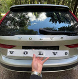 Black VOLVO emblem for the trunk lid • With template