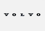 Black VOLVO emblem for the trunk lid • With template